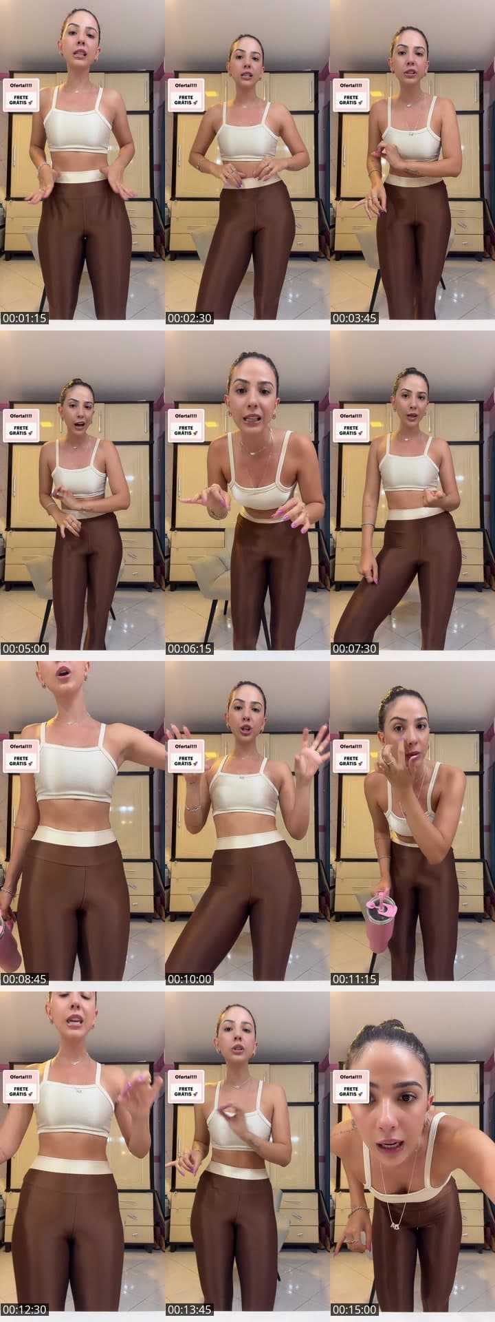 Conjunto Canelado Frete Grátis