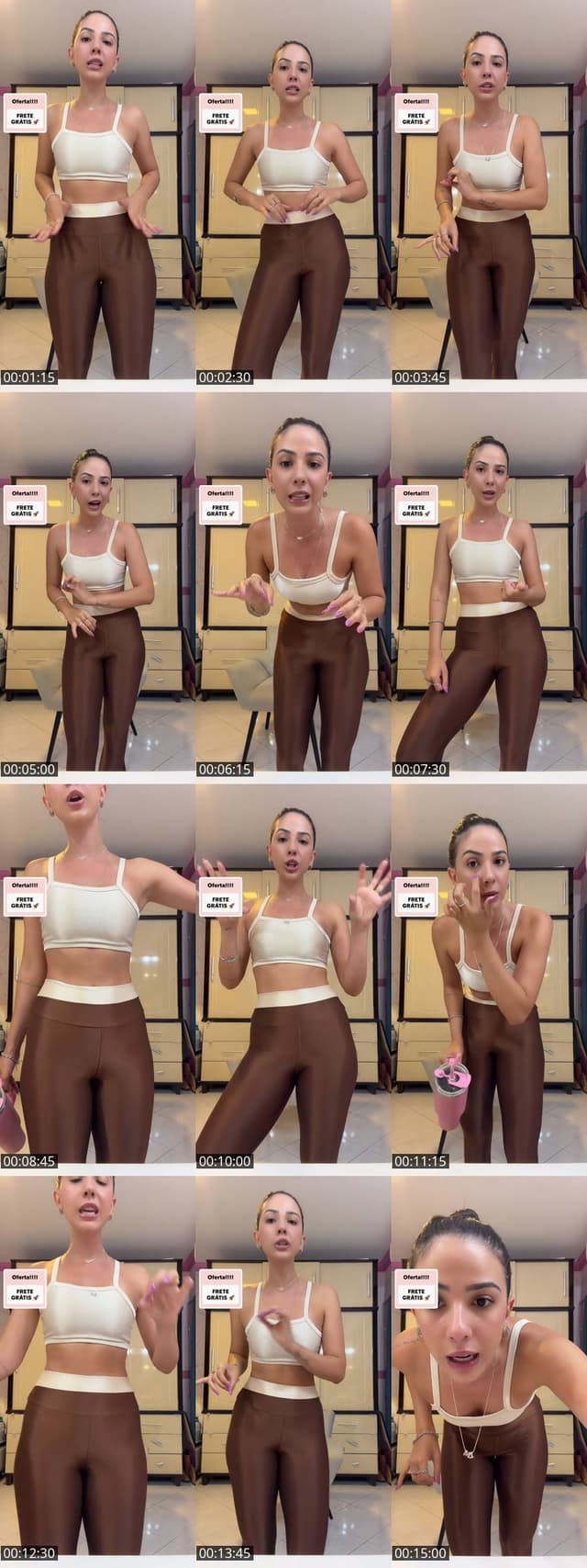 Conjunto Canelado Frete Grátis