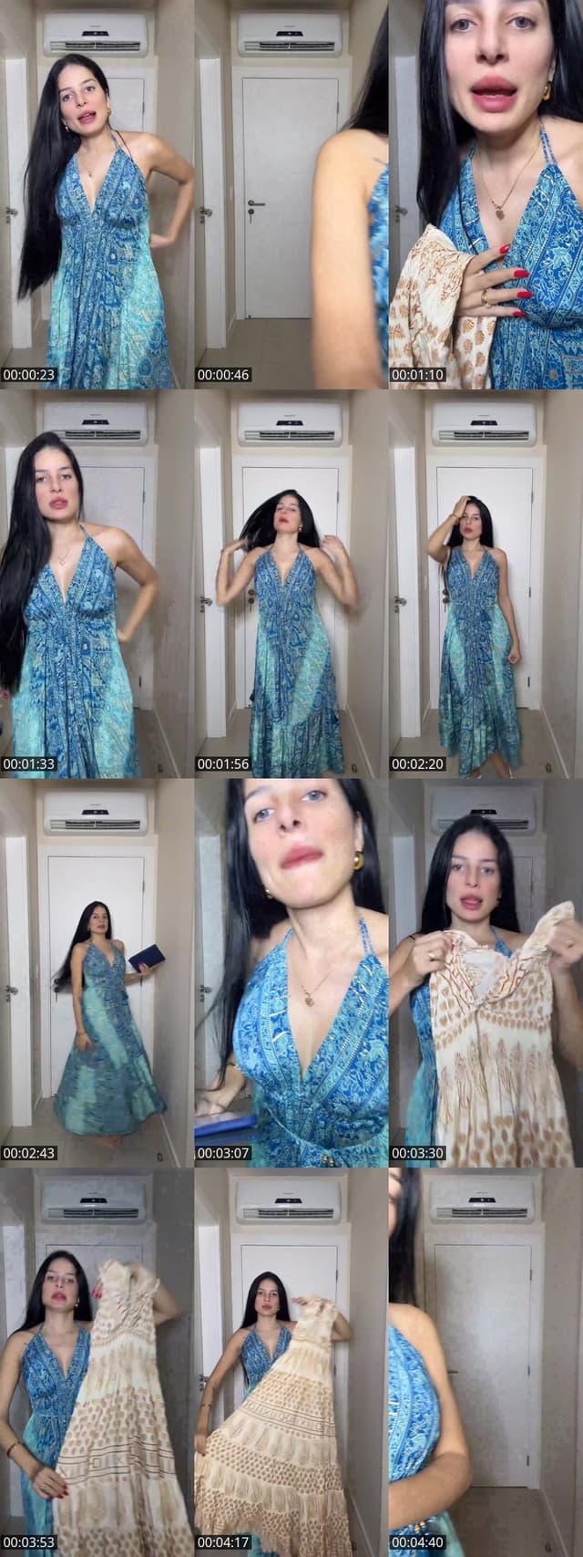 Vestido curto floral mulheres