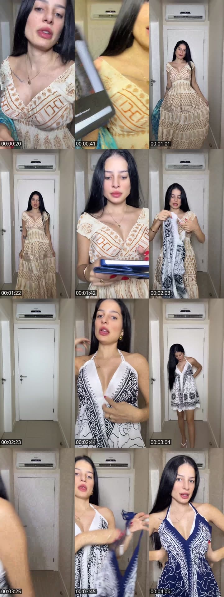 Vestido curto floral mulheres