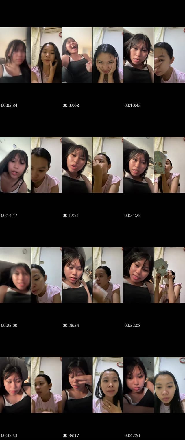 TikTok live: Home alone by @aurora200811
