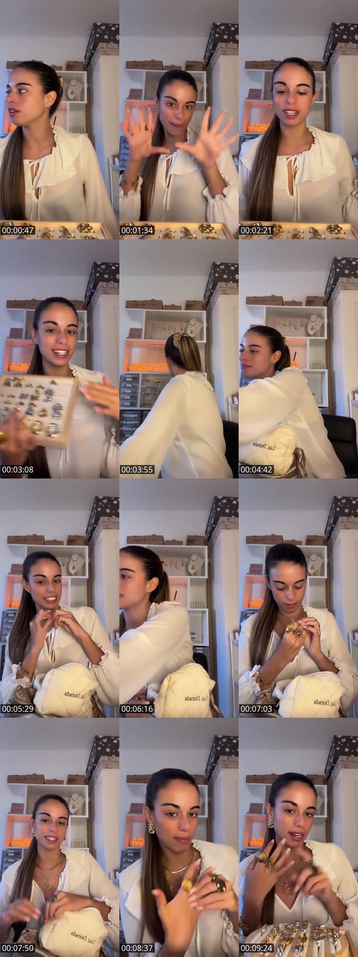 @luzdoradajoyas TikTok live stream