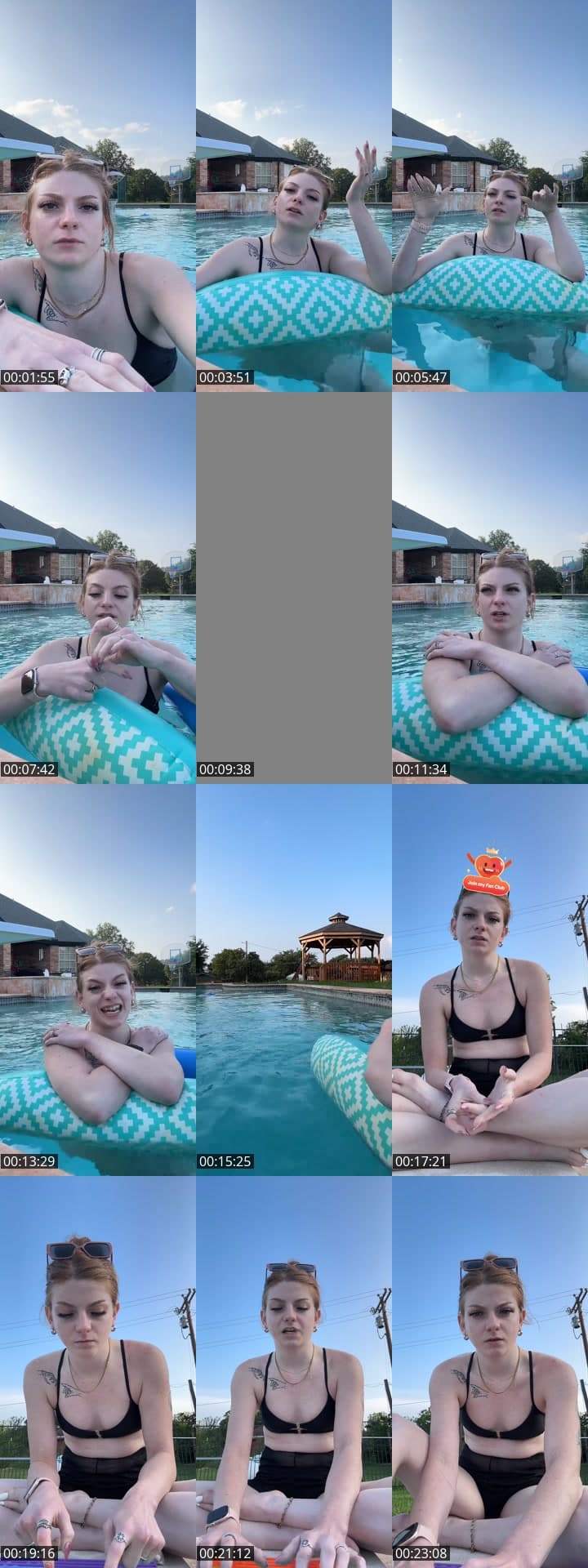 Back by the pool🌊