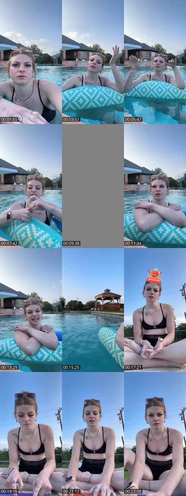 Back by the pool🌊