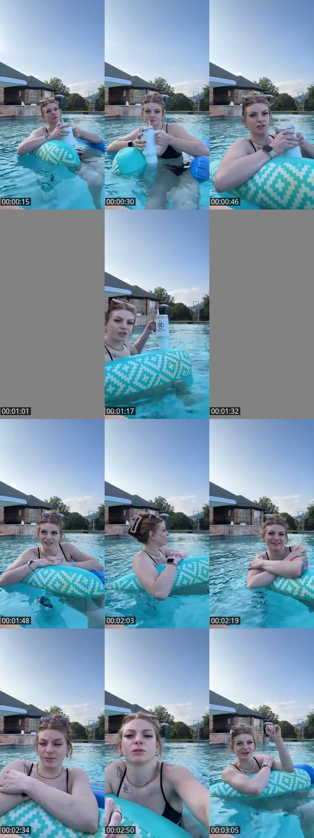 Back by the pool🌊