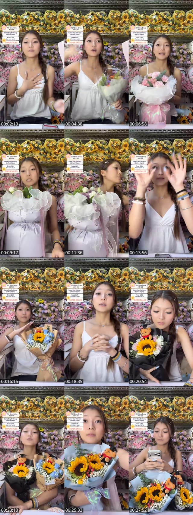 Live Sales Flower Gift