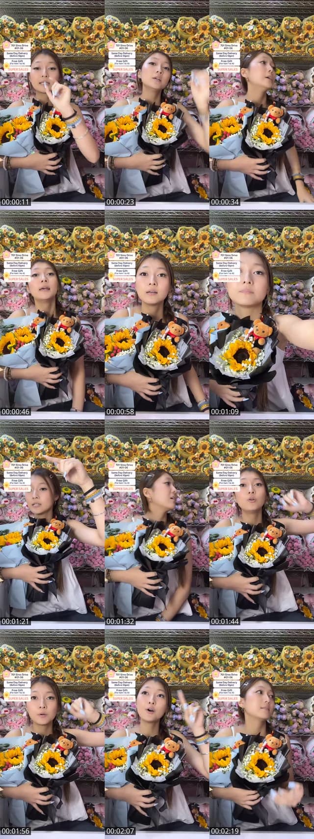 Live Sales Flower Gift