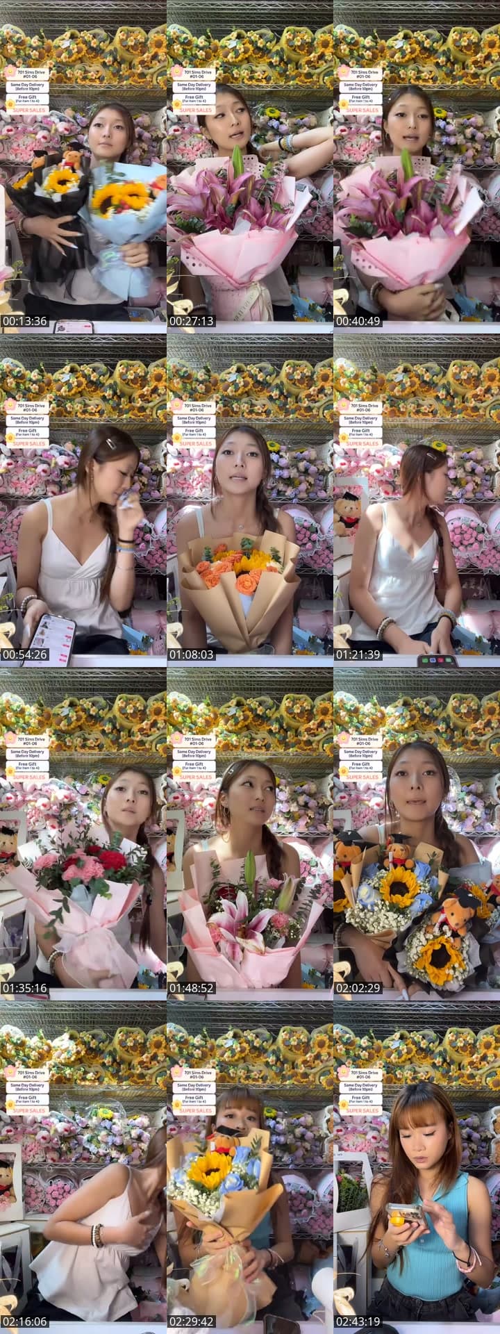 Live Sales Flower Gift