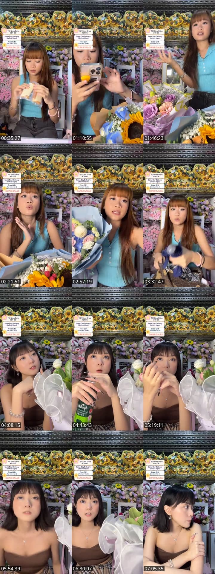 Live Sales Flower Gift