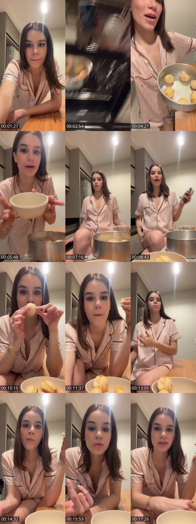 Fazendo pão de queijo