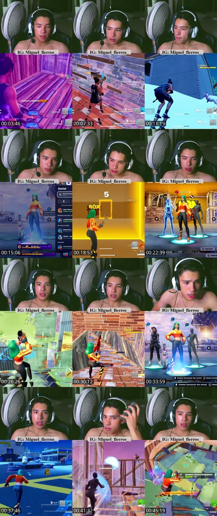 Jugando fortnite a ver que