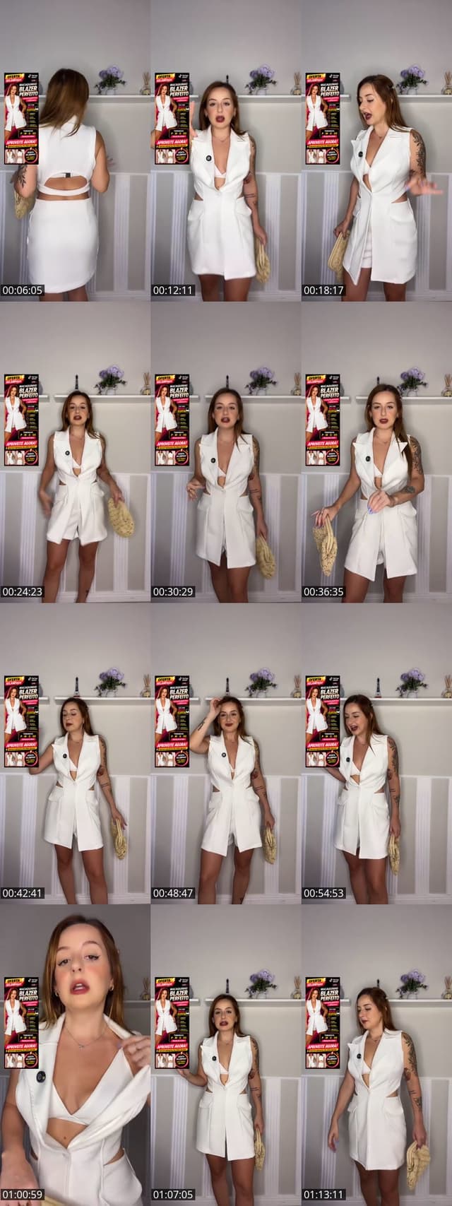 Macacão blazer moda feminina