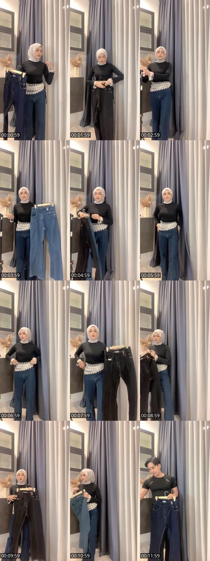 Bootcut Double Button 🤍