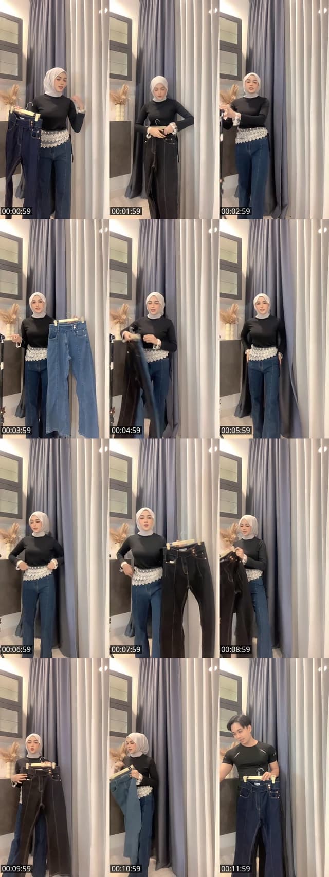 Bootcut Double Button 🤍