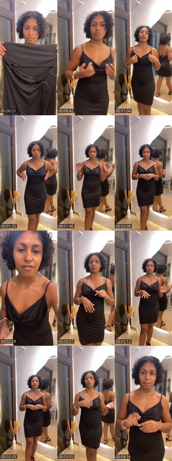 Reposição vestidos curtos preto