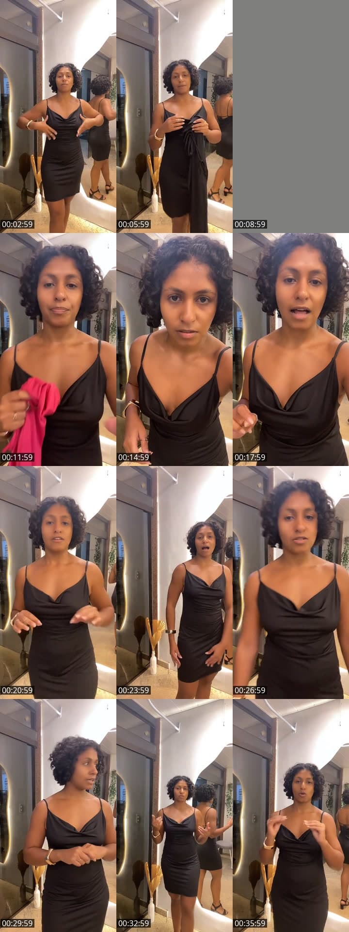 Reposição vestidos curtos preto