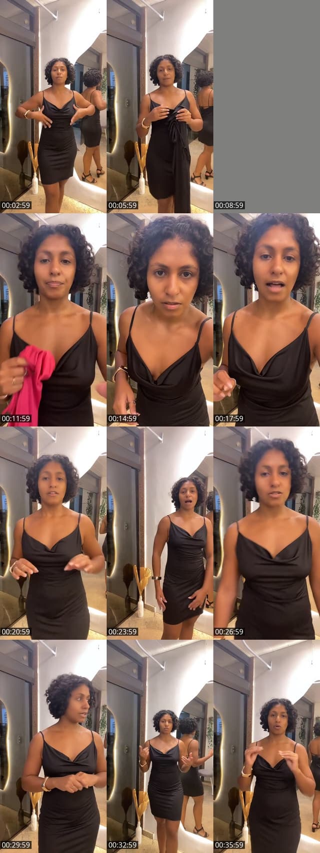 Reposição vestidos curtos preto