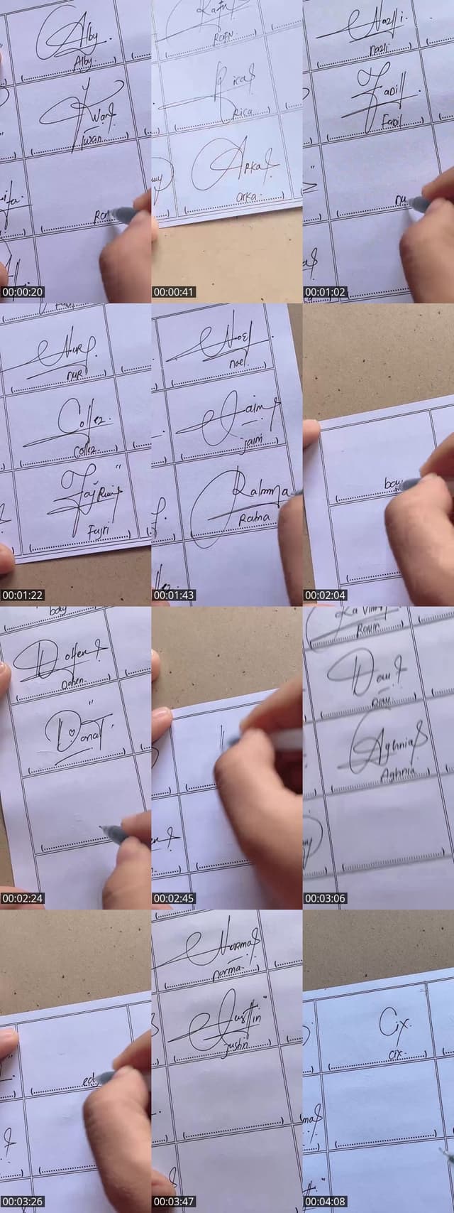 Absen nama ✍🏻💜