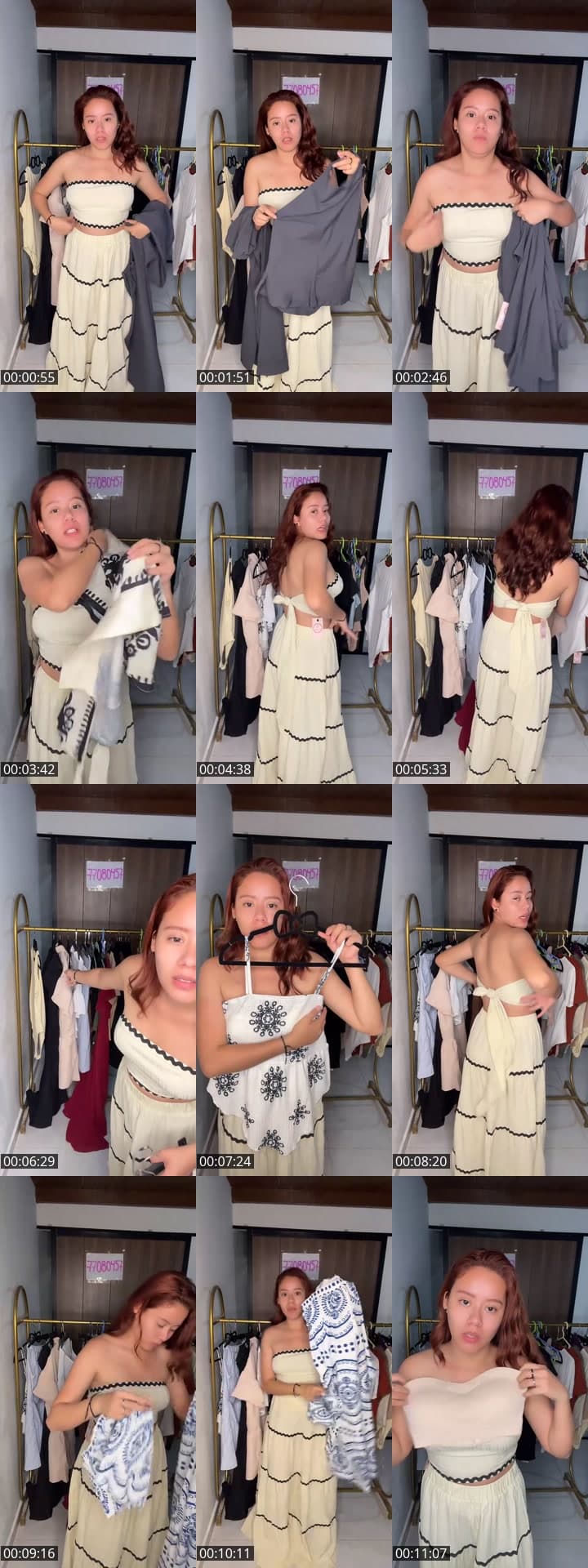 Ropa bonita nueva y desapego