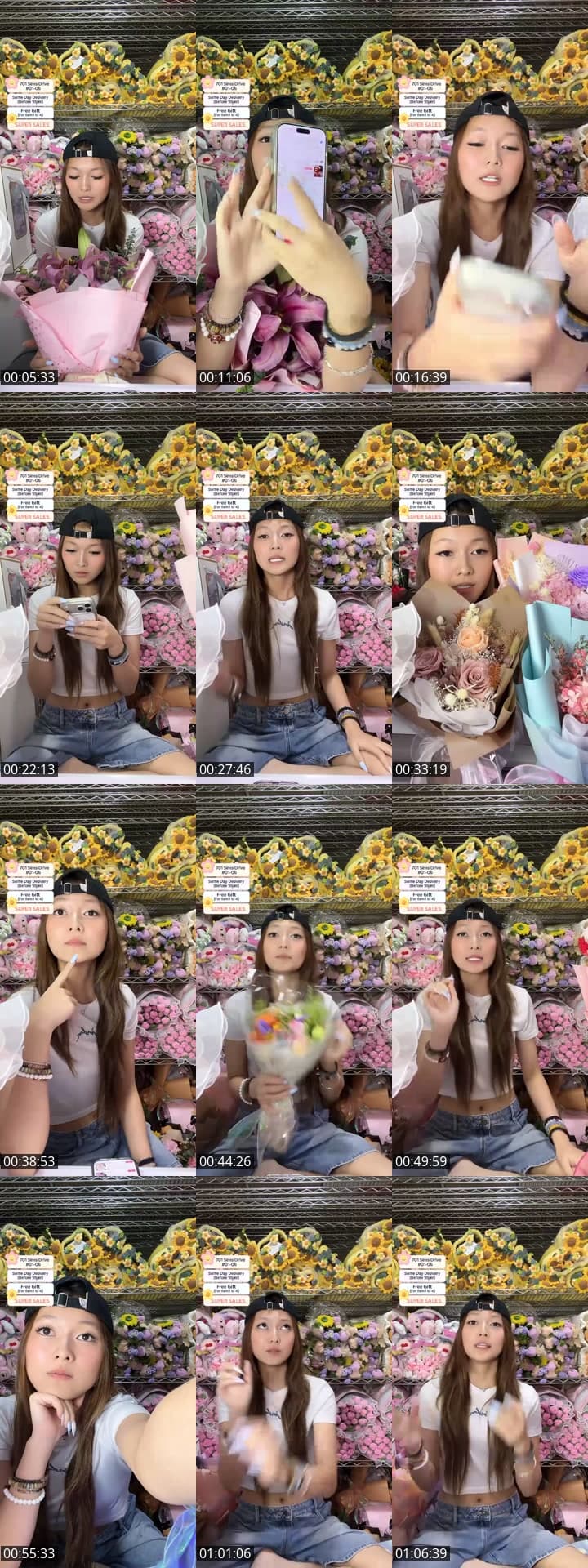 Live Sales Flower Gift