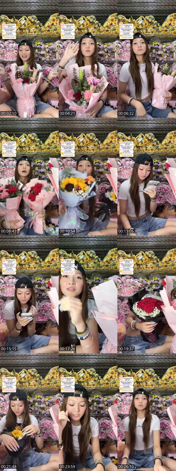 Live Sales Flower Gift