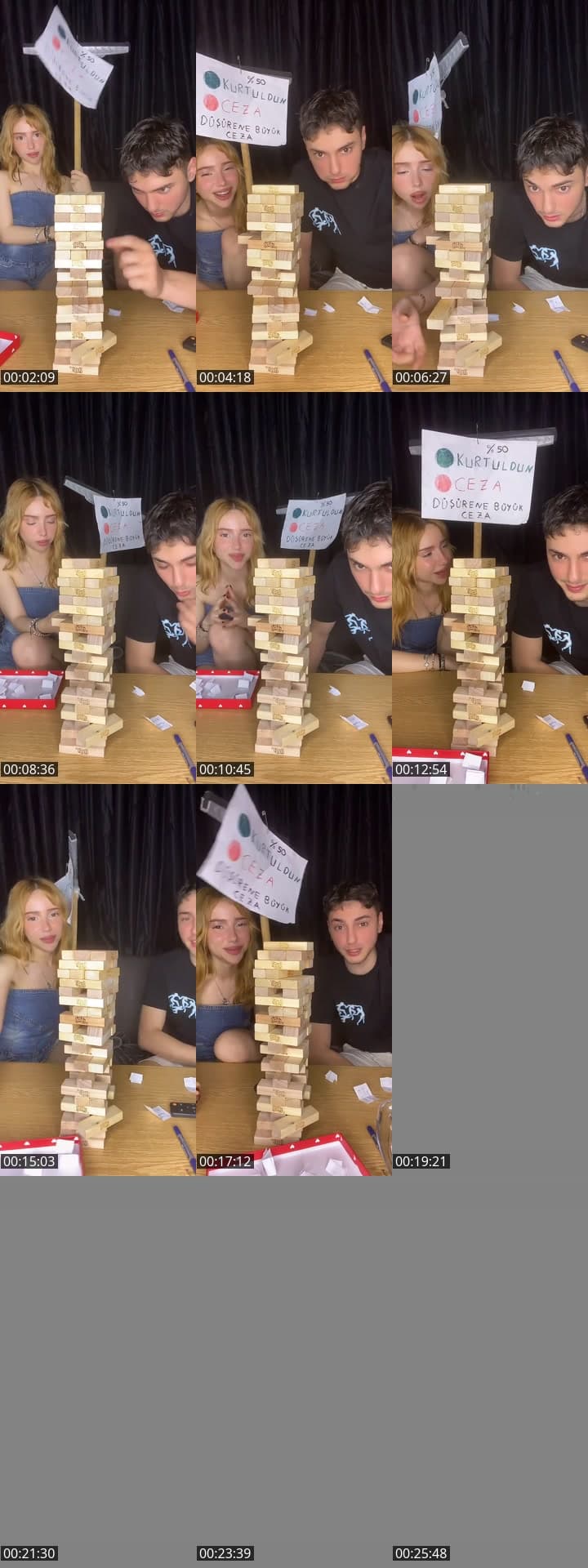 VİRAL JENGA CEZALI