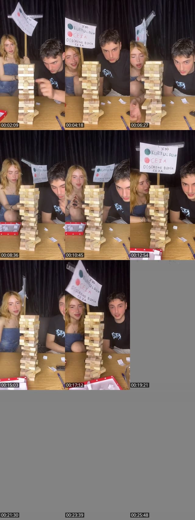 VİRAL JENGA CEZALI