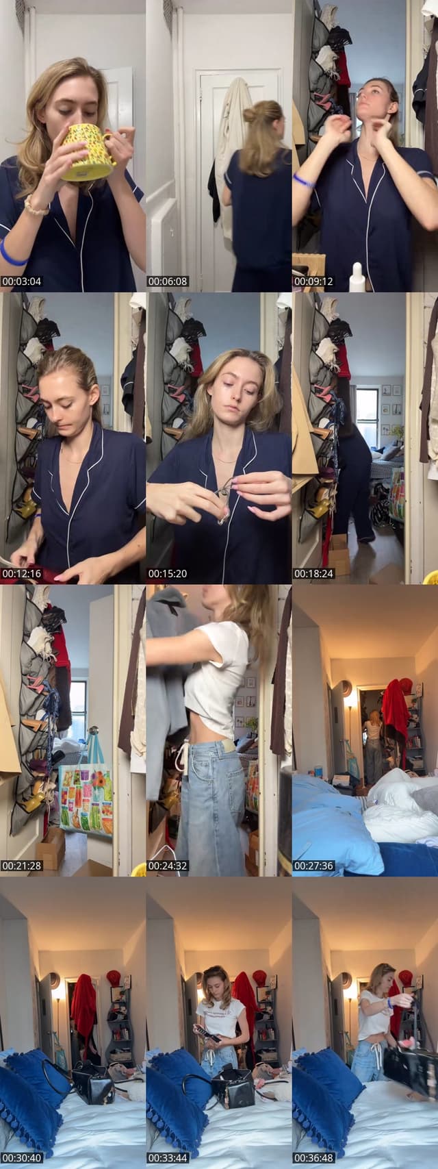 Past TikTok live: grwm for errands by @chlo_in_nyc
