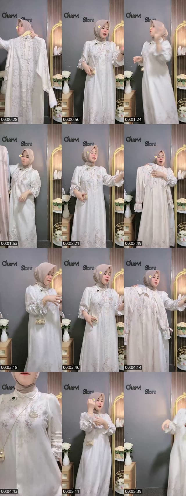 Past TikTok live: OBRAL GAMIS HARGA AMBYAR 🔥🔥🔥 by @charvi.store11