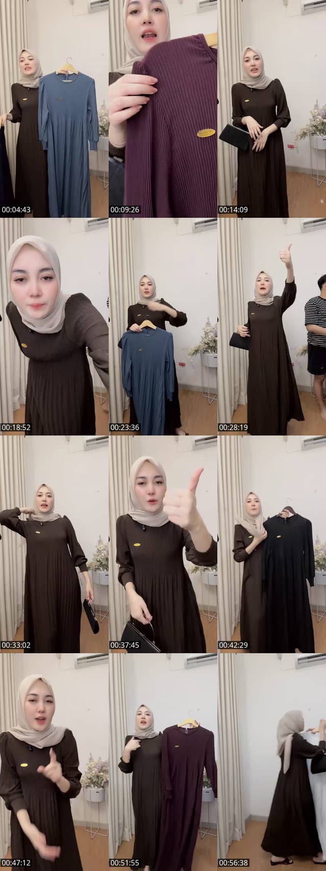 TikTok live: PROMO DRESS GAMIS ABAYA BARU ❤️ by @kainaradipta