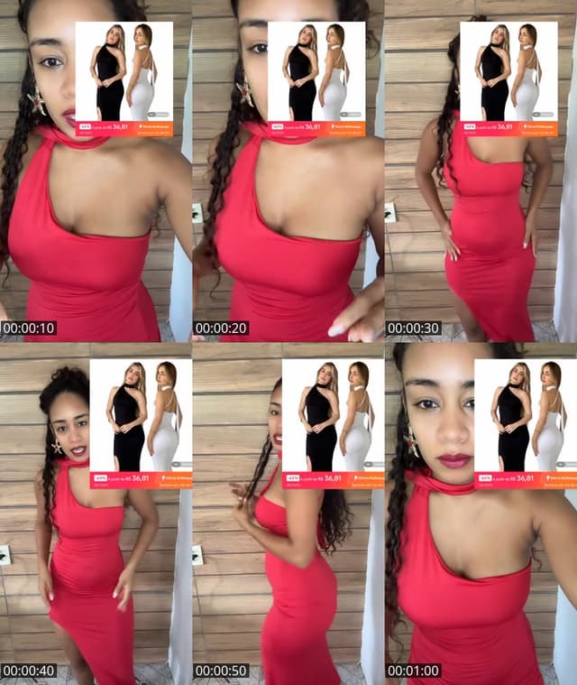 TikTok live: Vestido festa by @tatiane__santos4