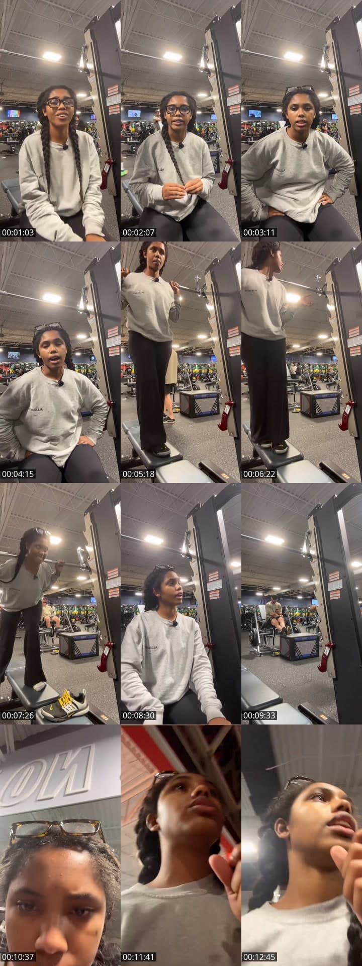 Watch me work out