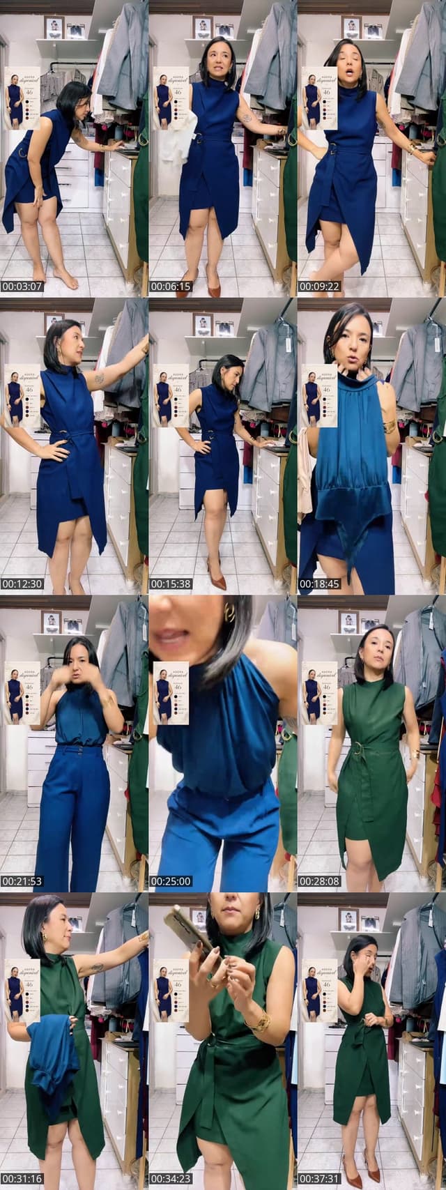 Experimentando looks