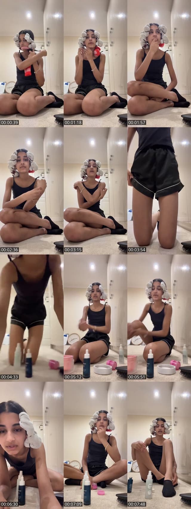 TikTok live: sock curls by @youfoundmysecretspamacc