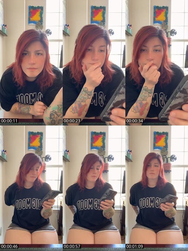 TikTok live: Hiiii Snapchat redheadx420 by @notredhead420