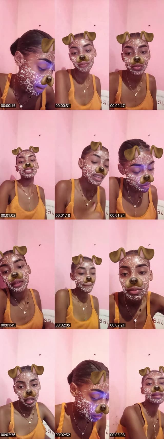 TikTok live: avaliando insta by @qlfkarol3