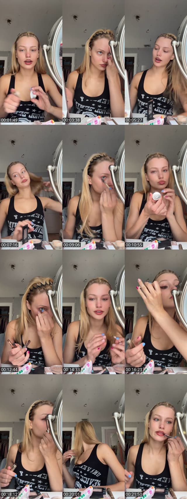 TikTok live: grwm💗🍰 by @madison.contento