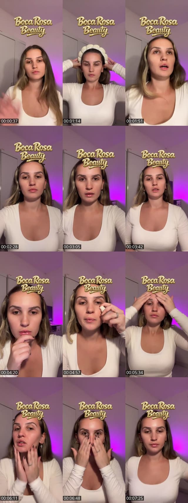 TikTok live: BOCA ROSA BEAUTY  🎀✨ by @nahmoana