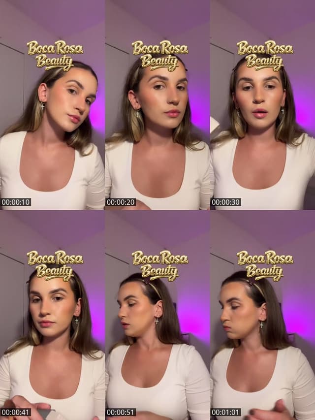 TikTok live: BOCA ROSA BEAUTY  🎀✨ by @nahmoana