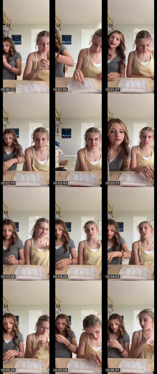 TikTok live: Nails! by @emmy_is_hereee