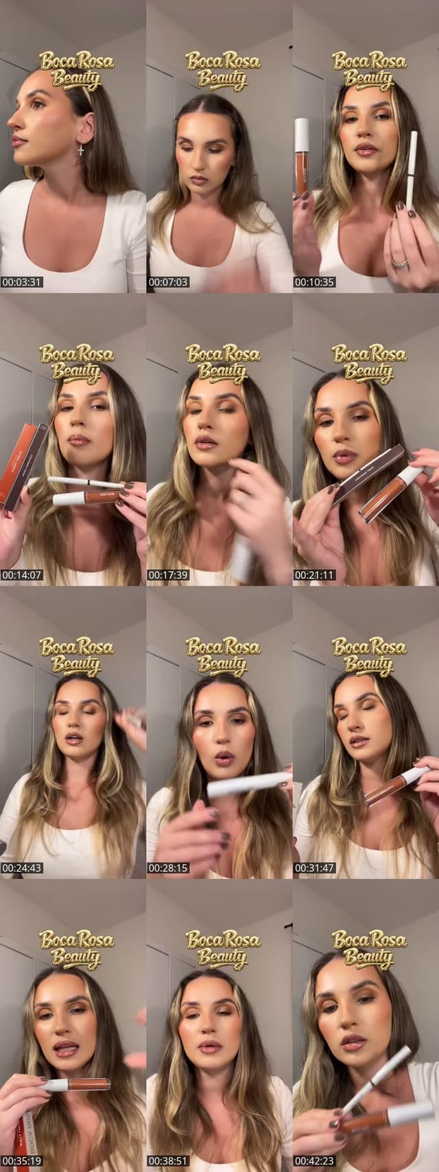 TikTok live: BOCA ROSA BEAUTY  🎀✨ by @nahmoana