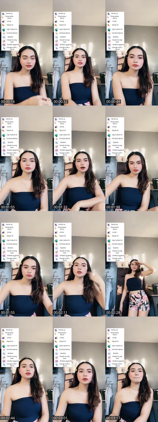 Past TikTok live: Challenge/Tap2x guys by @biniyellowgirl24