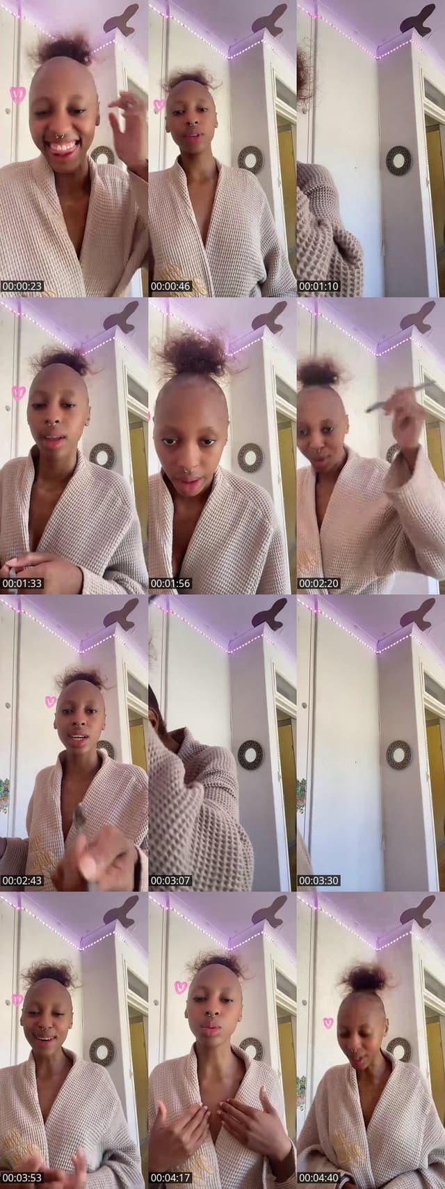 Past TikTok live: Hey pooks💕! by @mestunna
