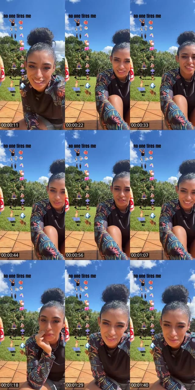 TikTok live: no one tires me by @moana_santos00