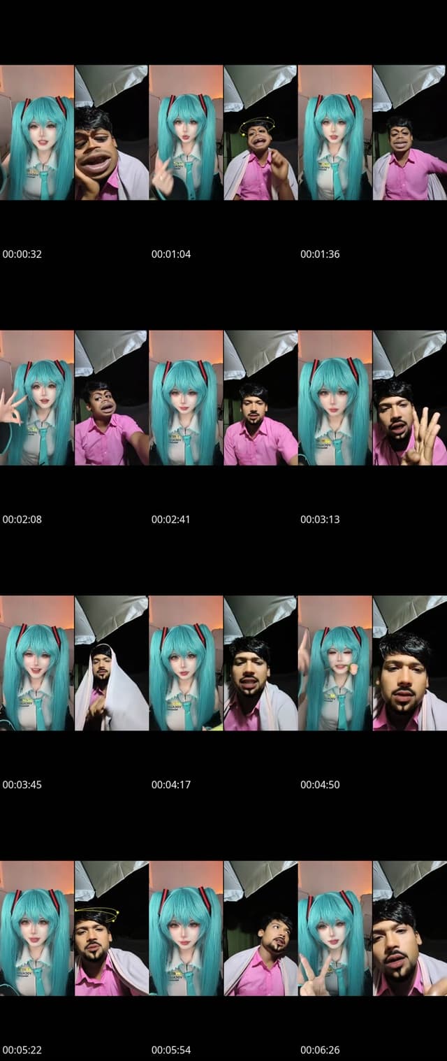 TikTok live: 3D Miku come to real life by @lovefloraforever