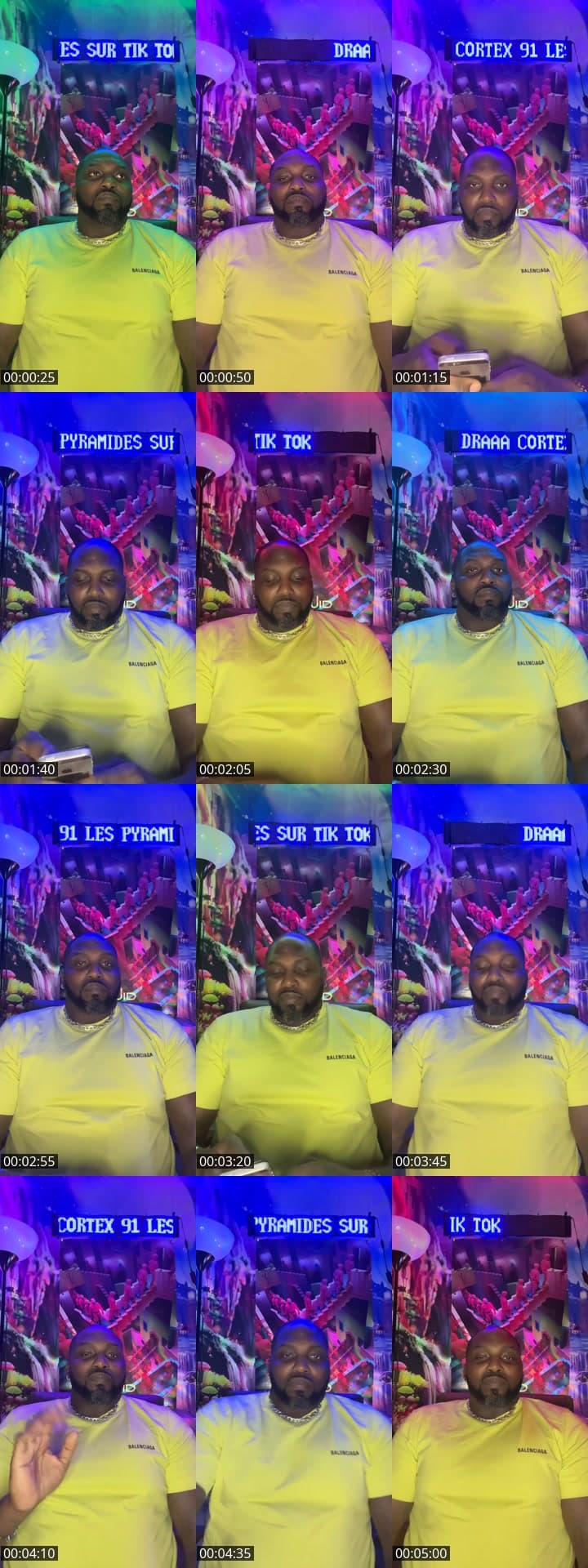 @cortexpyramides TikTok live stream