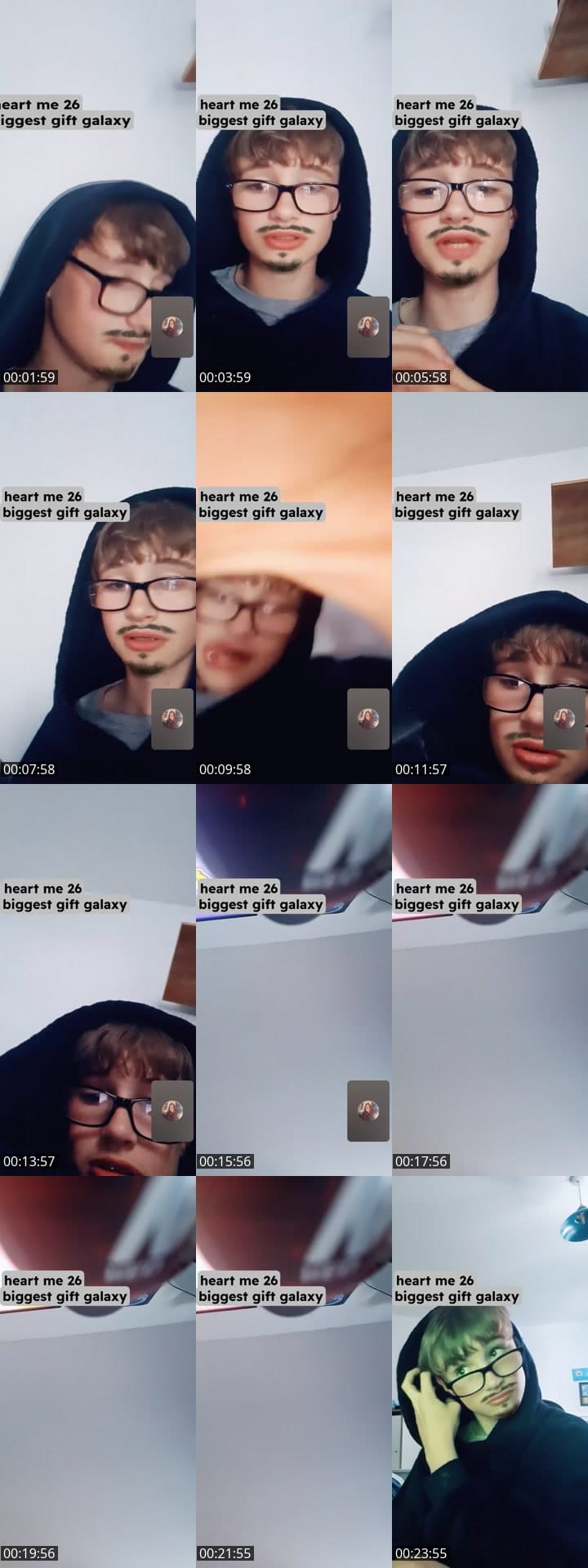 talking to viewers