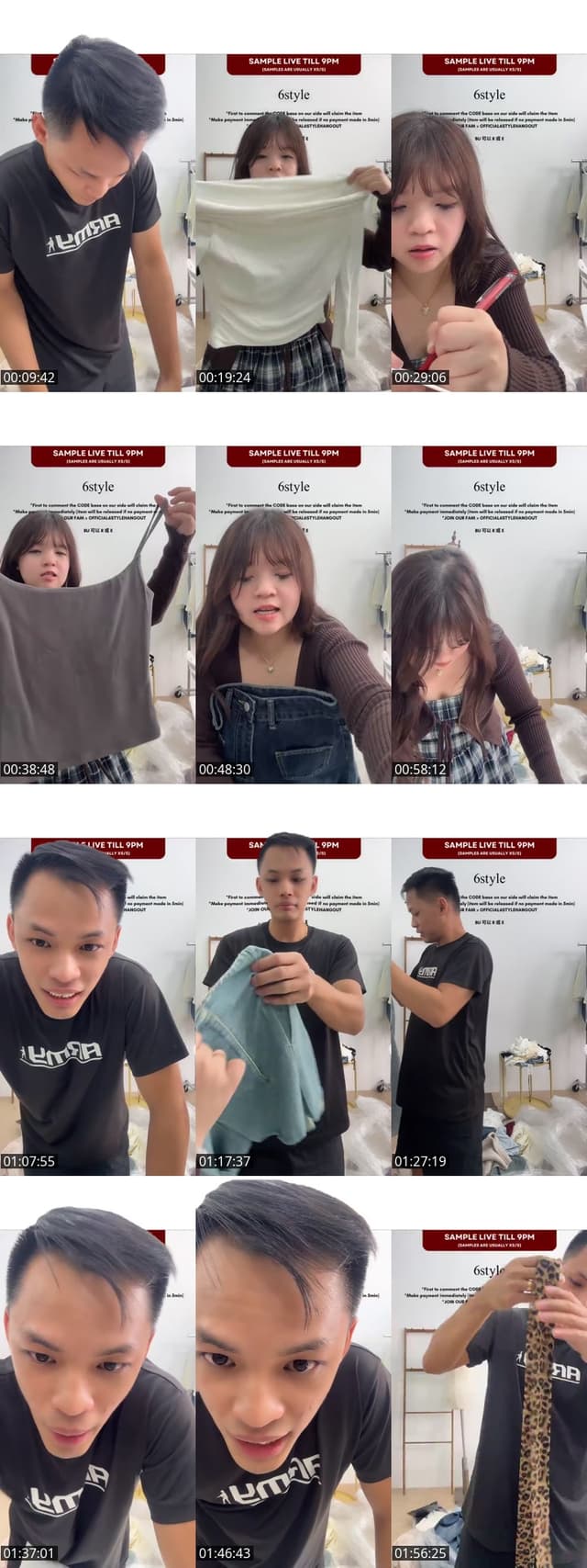 Past TikTok live: SAMPLE DEFECT LIVE 💥 by @6style