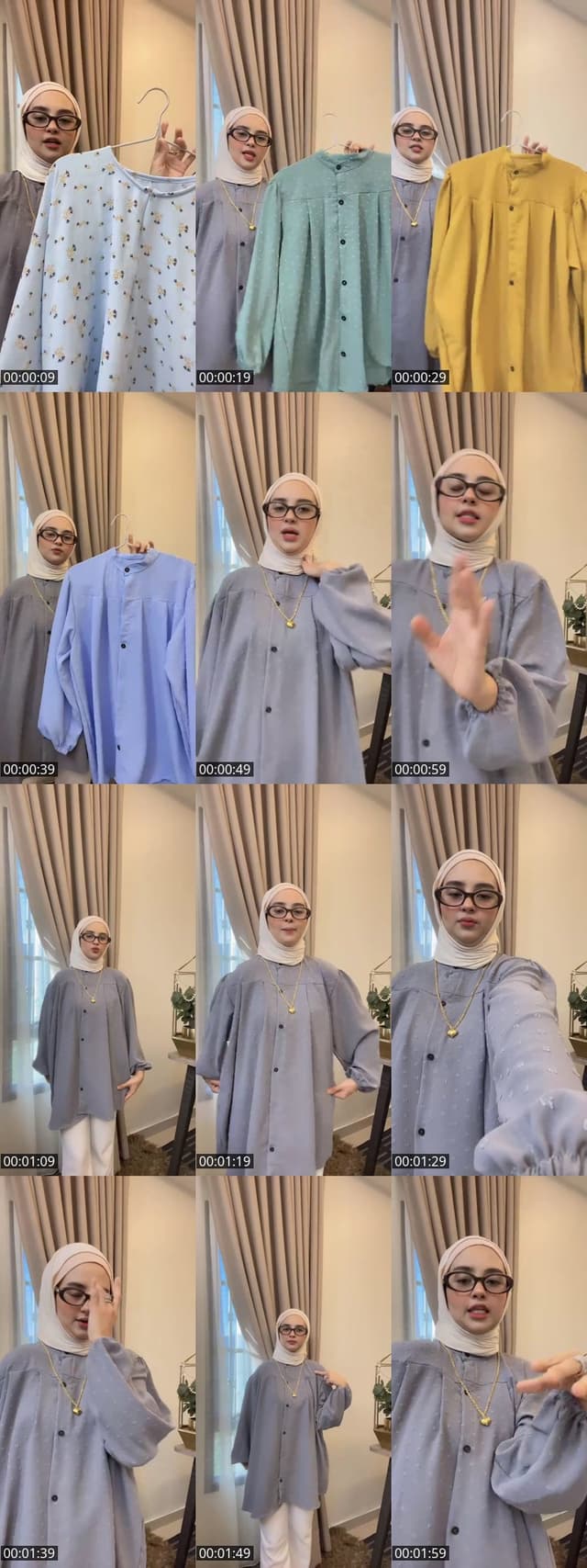 Past TikTok live: Baju Cantik dan Murah by @miamelissaaa