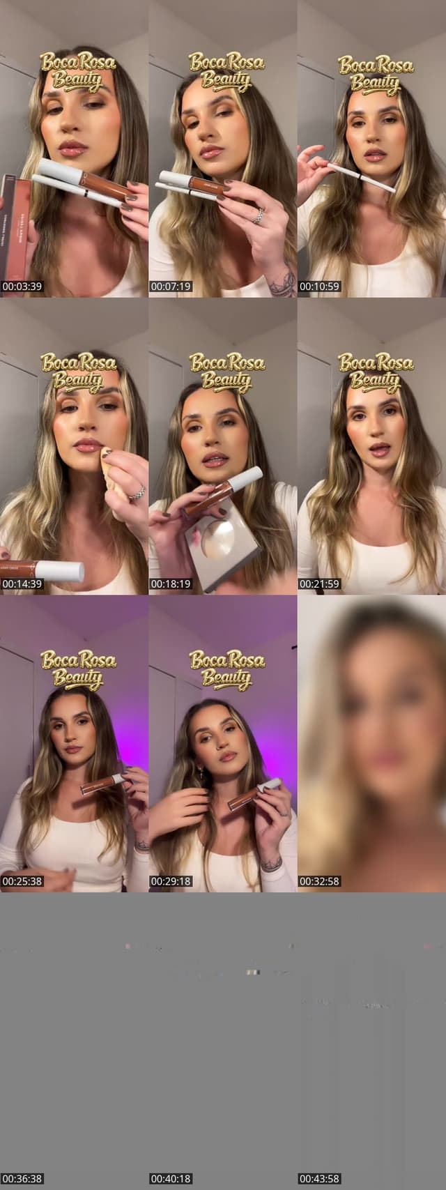 TikTok live: BOCA ROSA BEAUTY  🎀✨ by @nahmoana